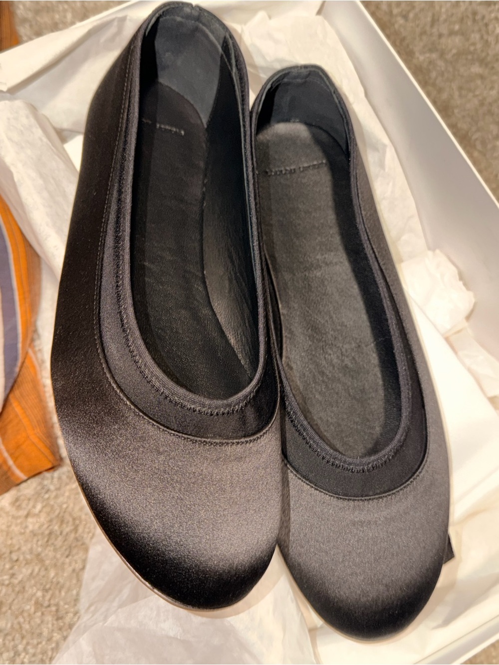 Loulou Studio - Frano Satin Ballet Flats - Picture 5 of 8